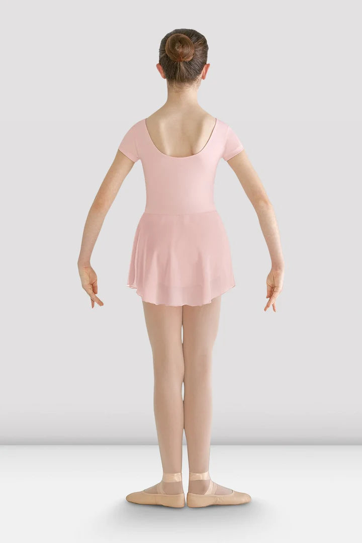 Girls Prisha Short Sleeve Skirted Leotard