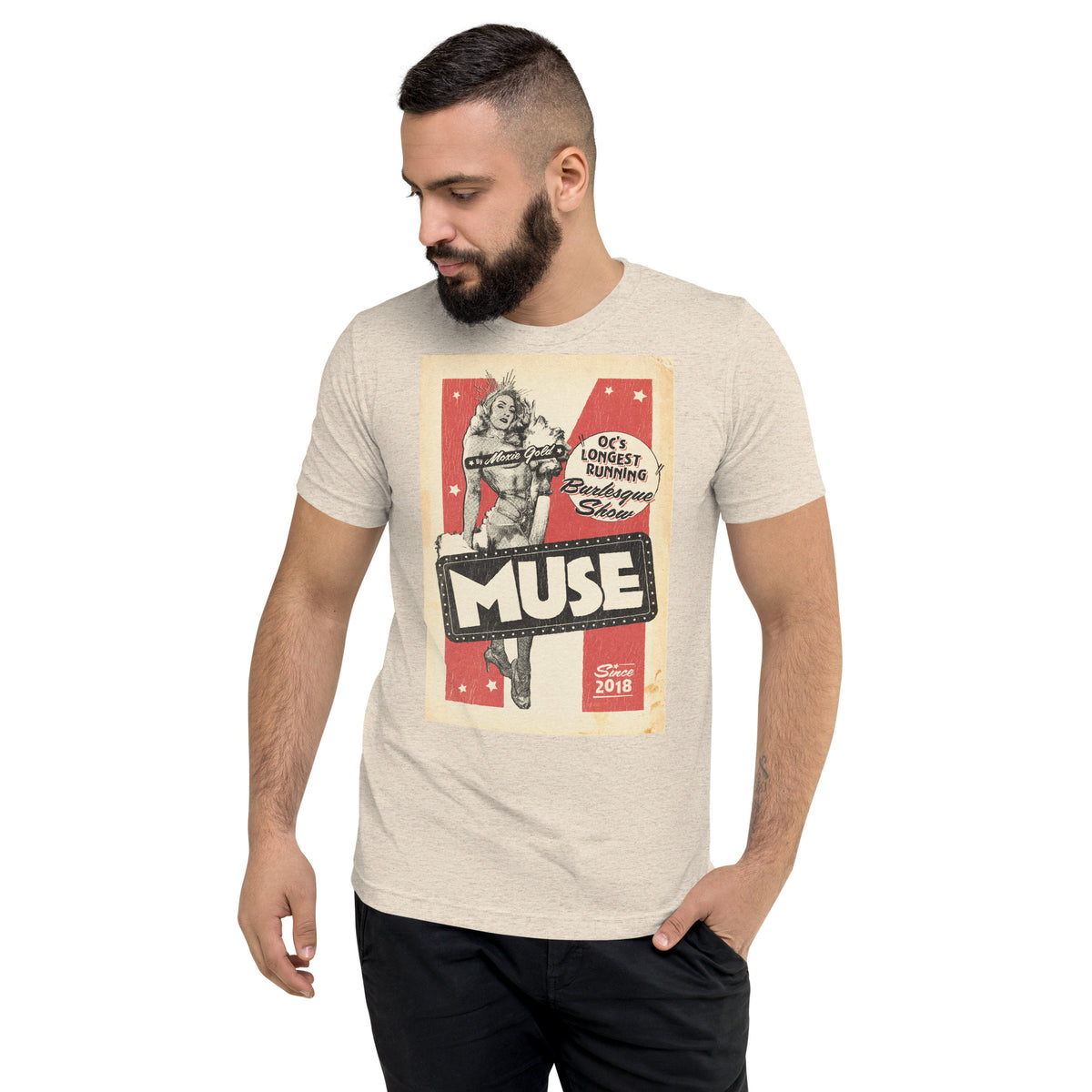 MUSE Burlesque Poster - Short sleeve t-shirt