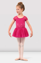 Girls Dora Cap Sleeve Tutu Leotard