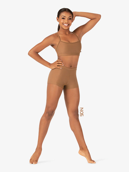 Womens True Bare Basic Boycut Shorts