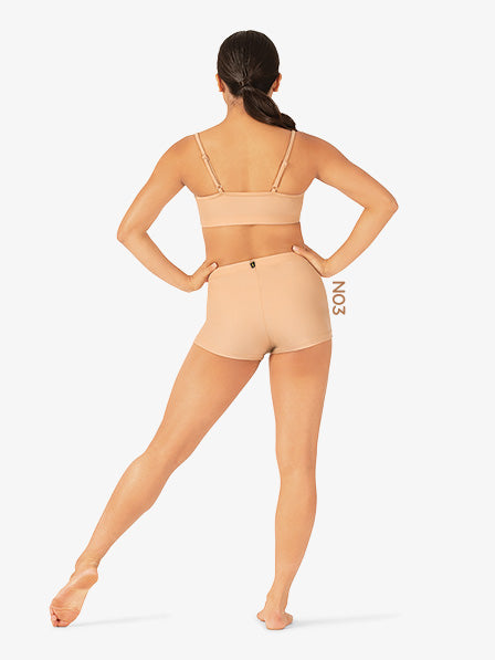 Womens True Bare Basic Boycut Shorts