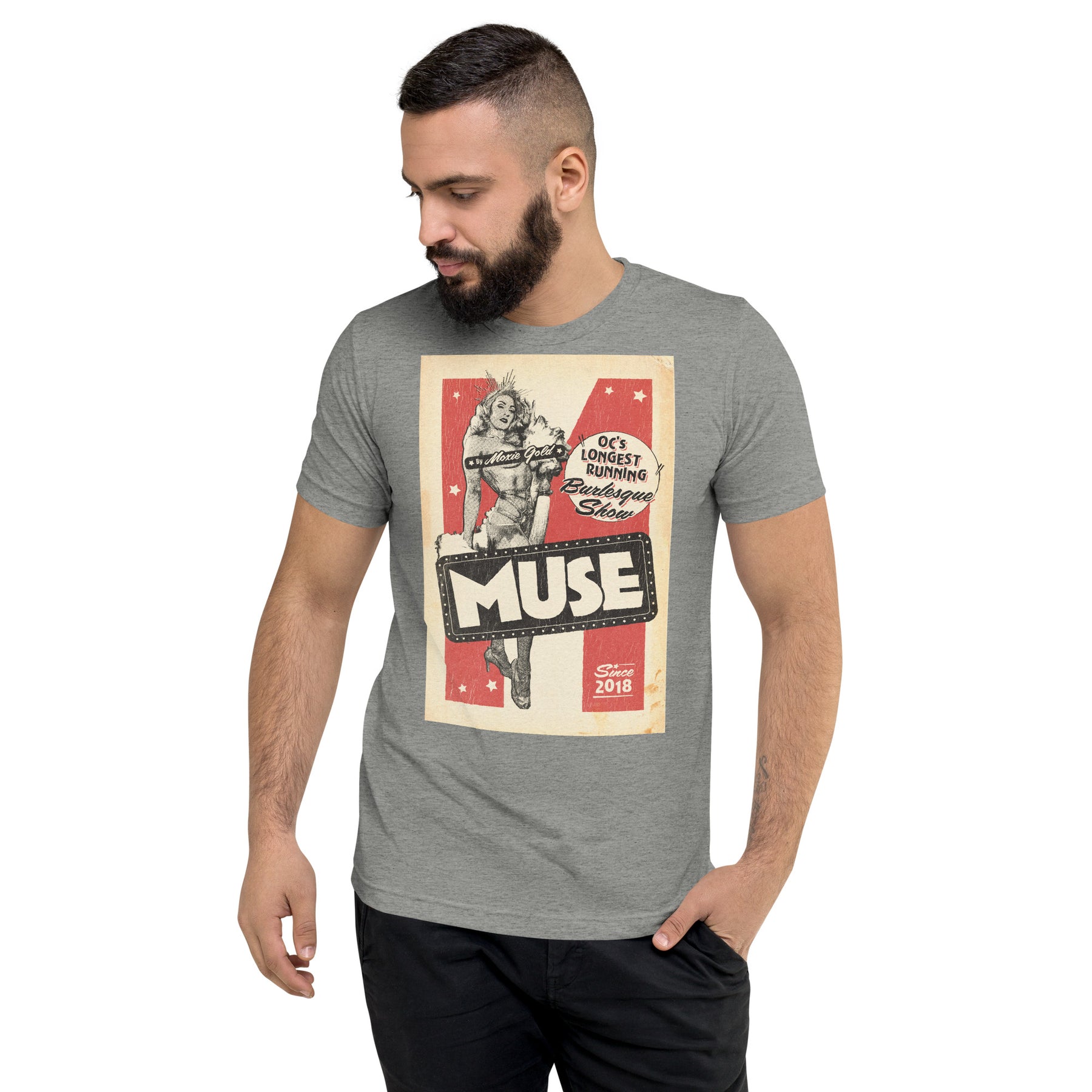 MUSE Burlesque Poster - Short sleeve t-shirt