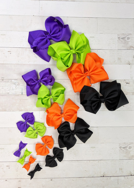 Halloween Solid Hair Bows