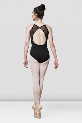 Girls Mirella Messina Mesh Open Back Camisole Leotard