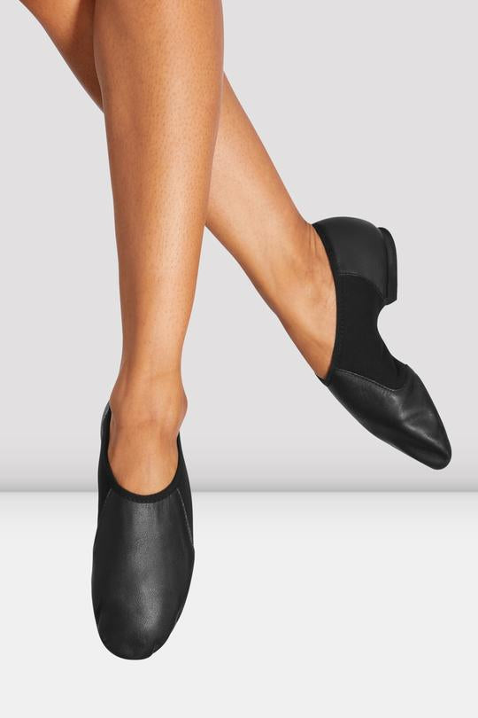 Ladies Neo-Flex Slip On Leather Jazz Shoes