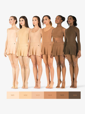 Womens True Bare "Polina" Pull-On Skirt