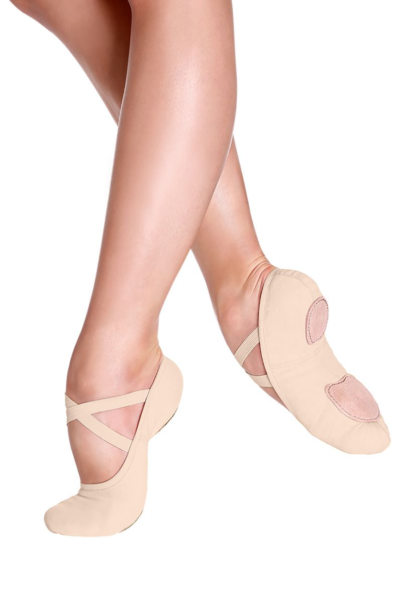 Stretch Canvas Split Sole Ballet Shoe