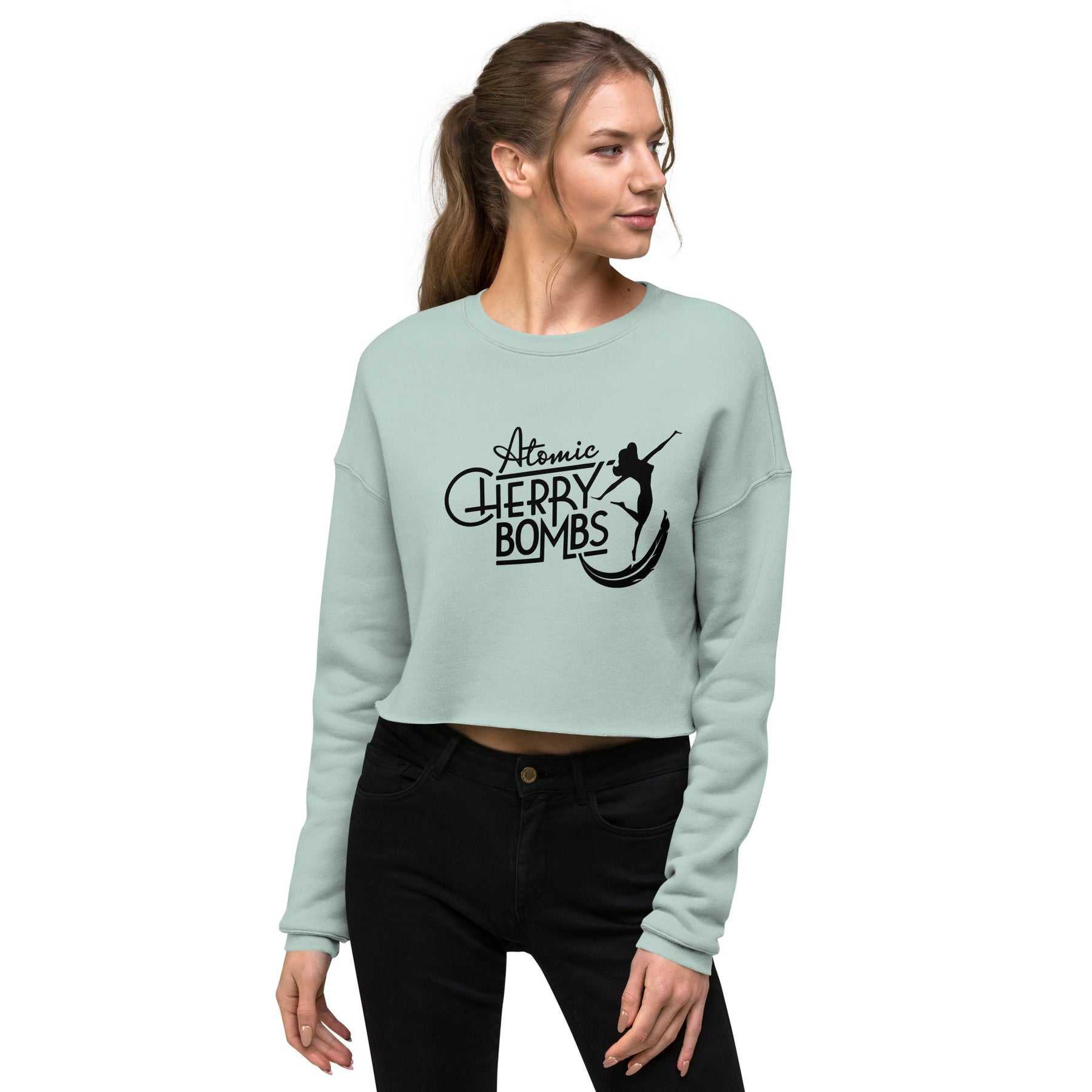 Atomic Cherry Bomb - Crop Sweatshirt